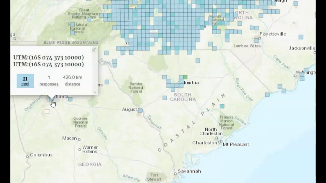 Nc Deq Earthquakes In North Carolina