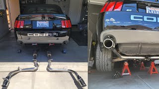 Borla Atak  Exhaust install on my 04 Mustang Cobra