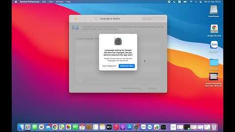 Mẹo MacOs - Thay đổi ngôn ngữ cho ứng dụng trên hệ điều hành Mac