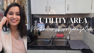 Kitchen Utility Area Organization | Laundry Room Organization | Utility Area Tour