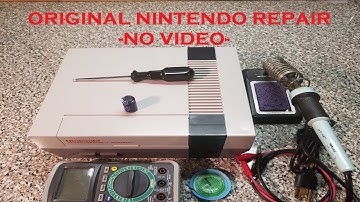 Original Nintendo Repair -No Video-