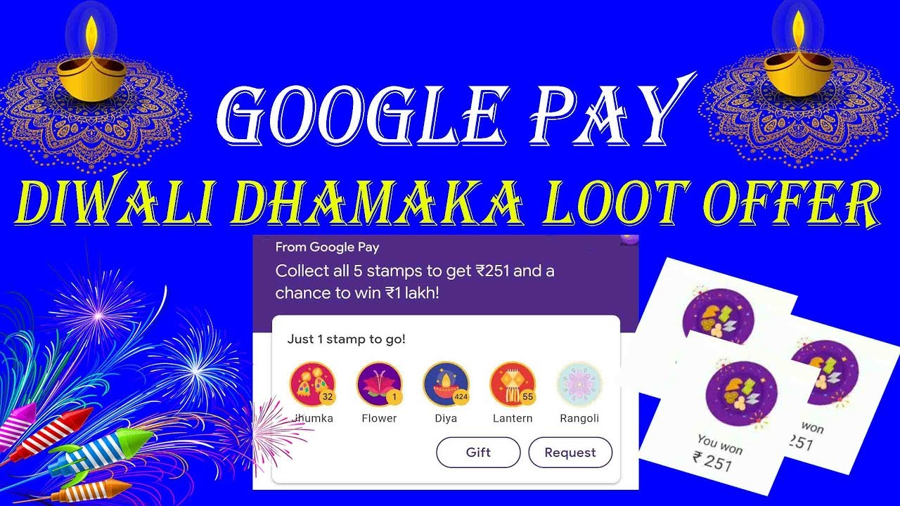 how to collect google- pay diwali offer 2019