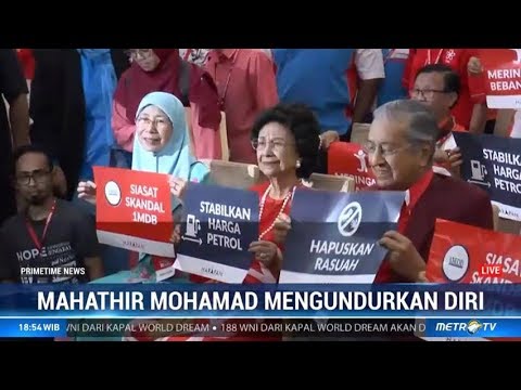 Raja Malaysia Tunjuk Mahathir Mohamad Jadi PM Sementara