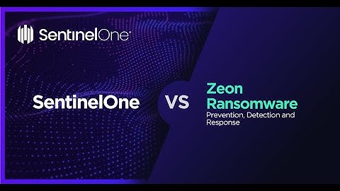 SentinelOne Demo: SentinelOne VS Zeon Ransomware - Detection, Response and Remediation
