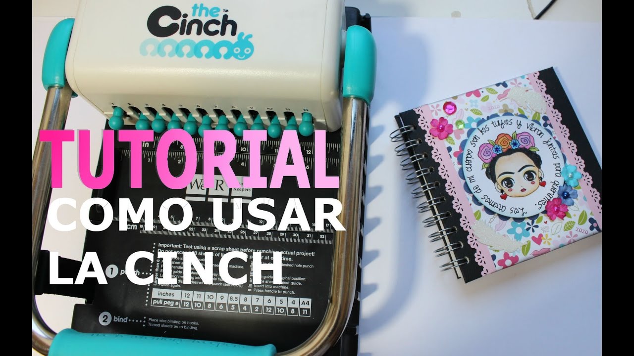 😍Como se Utiliza la ENCUADERNADORA CINCH📚📚😍 