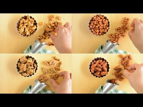 4 Delicious Roasted Nuts Recipe Video | Healthy Snacks