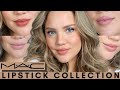 MAC Lipstick Collection | ALL wearable shades | Elanna Pecherle 2021