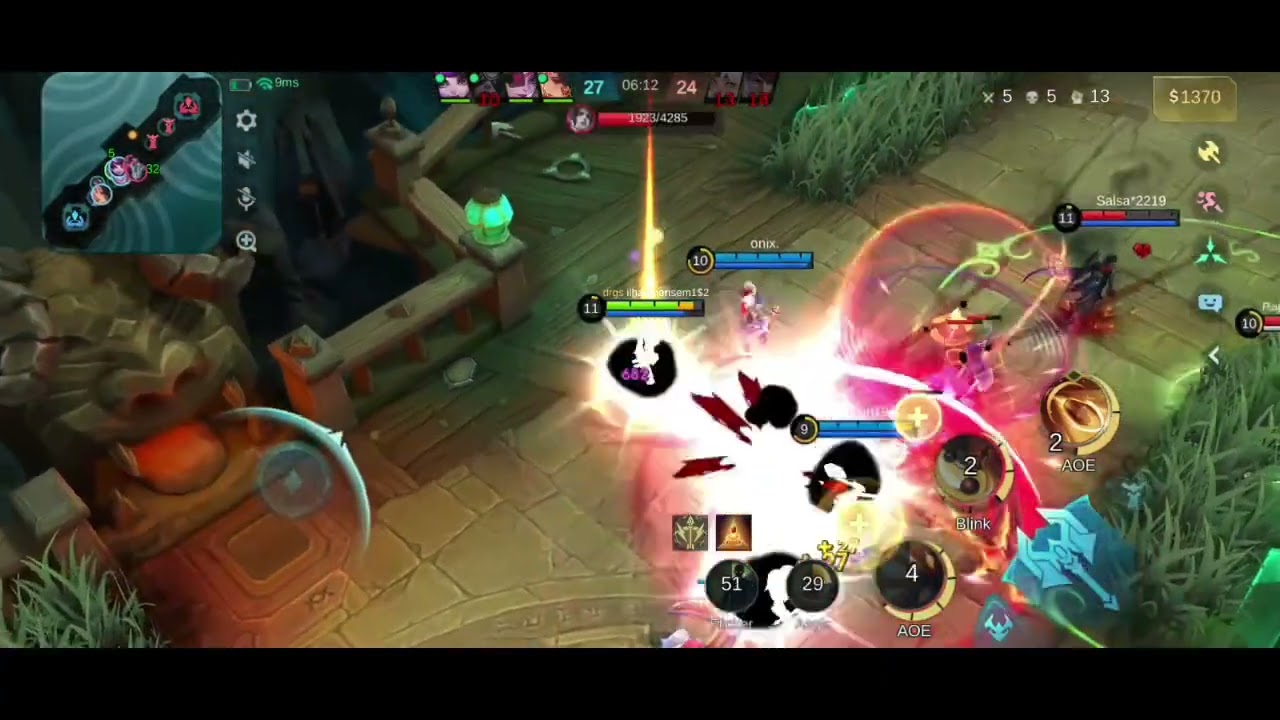 Mobile legend menggunakan wira Clint sila subscribe