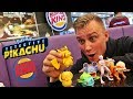 ZABAWKI DETEKTYW PIKACHU Z BURGER KINGA