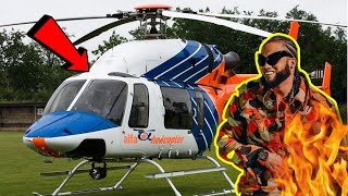 😱 EL Alfa El jefe llega En Helicoptero A Miami Arena concierto (kaseya) nov 25 2023