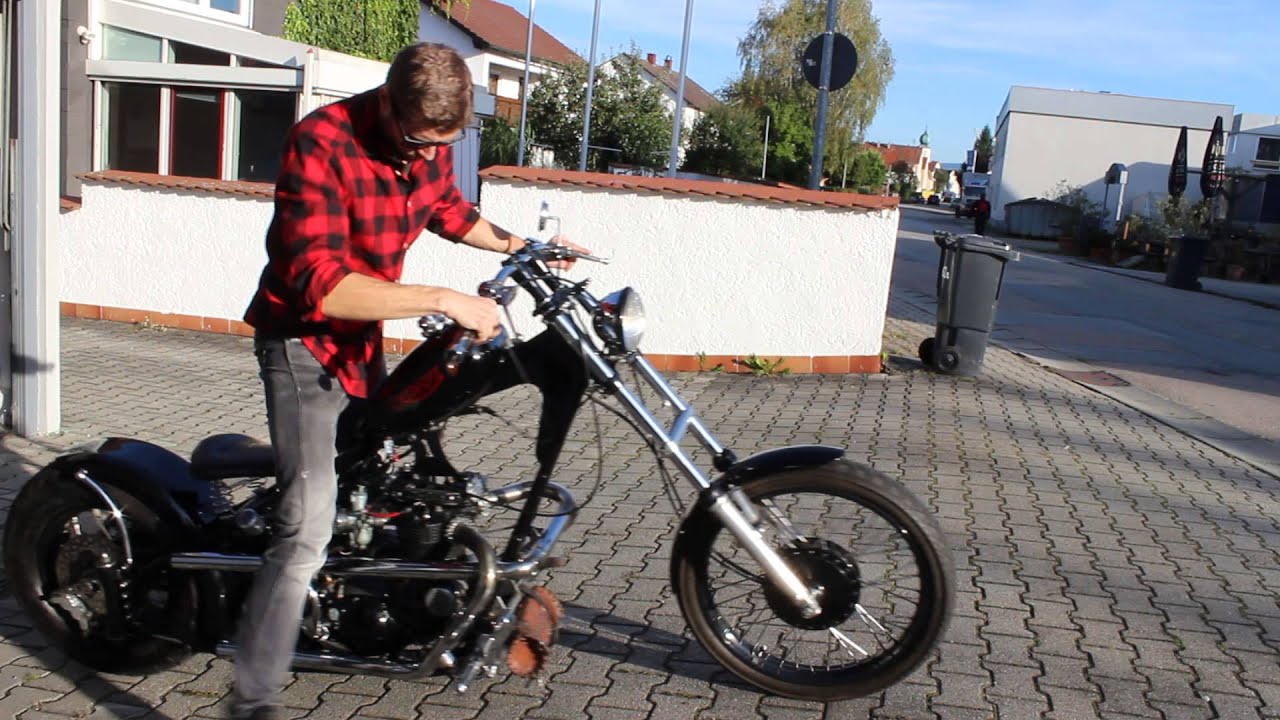 triumph tiger chopper