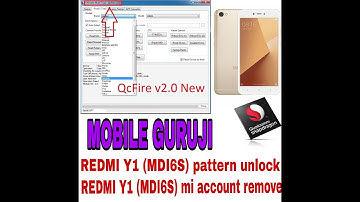 Redmi Y1 pattern unlock ll Redmi Y1 MI account remove ll frp in umt dongle