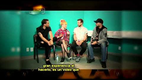 Entrevista Claudio con Paramore.