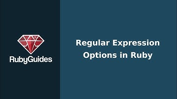 How to Use Regular Expression Options in Ruby