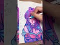 Tô Màu Acrylic Marker tone tùm lum - Nguyenbn97  #art #drawing  #anime
