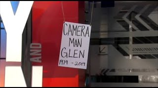 Camera Man Glen's retirement ceremony