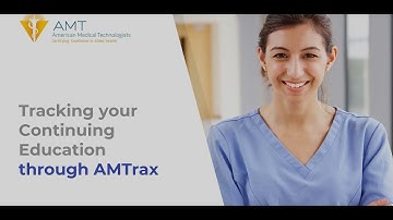 Tracking your Continuing Education through AMTrax