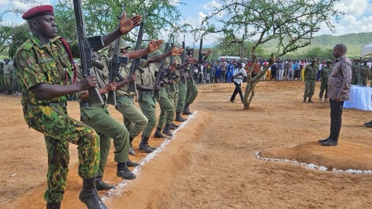 CS Kindiki in Isiolo for National Police Reservist pass out Parade!!