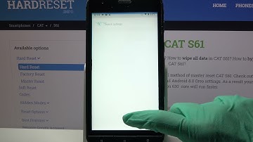 How to Activate High Contrast Text in CAT S61?