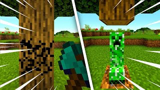 Minecraft, But Mining Blocks Spawns Mobs