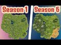 EVOLUTION OF THE ENTIRE FORTNITE MAP