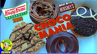 Krispy Kreme® Chocomania Doughnuts Collection 2025 Review 🍩🍫 All 4 Flavors! 🤯 Peep THIS Out! 🕵️‍♂️