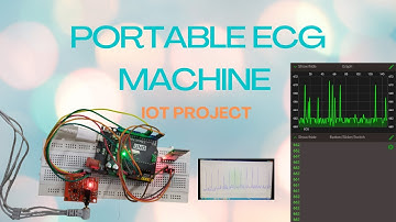How to make Portable ECG Machine|| Arduino Uno, HC-05 & AD8232 ECG Sensor|| IOT Project..⚡⚡⚡