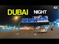 Dubai Drives Timelapse in the night 4K @jutah