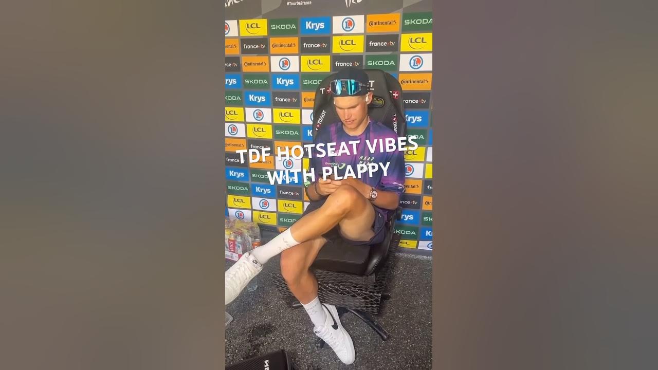 Tour de France hotseat vibes with Luke Plapp! #tourdefrance - YouTube