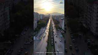 K❤YSERİ Sivas Caddesi 🇹🇷#türkiye #sunset #tramvay #city #travel #summer #world #kayserispor #weather
