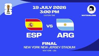 Watchalong FIFA World Cup 2026™ Final: Spain vs Argentina