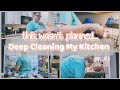 DEEP CLEANING MY KITCHEN // CLEANING MOTIVATION // GETTING IT DONE