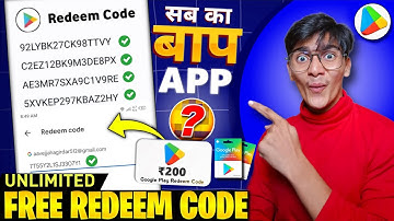 FREE REDEEM CODES INSTANT 🤩 | ₹200 REDEEM CODE FREE | HOW TO GET GOOGLE PLAY STORE REDEEM CODES FREE