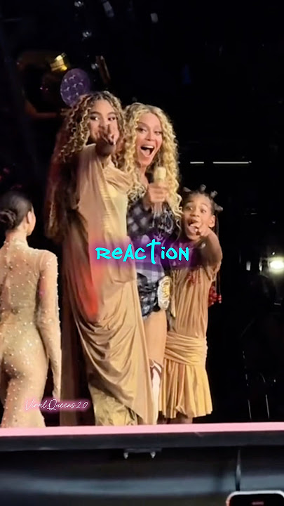 Rumi Stole the Show at Her Stage Debut… and Blue Ivy Had to Calm Her Down 😭💗#beyonce #shorts