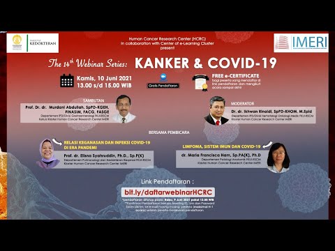 The 14th Webinar Series: KANKER & COVID-19