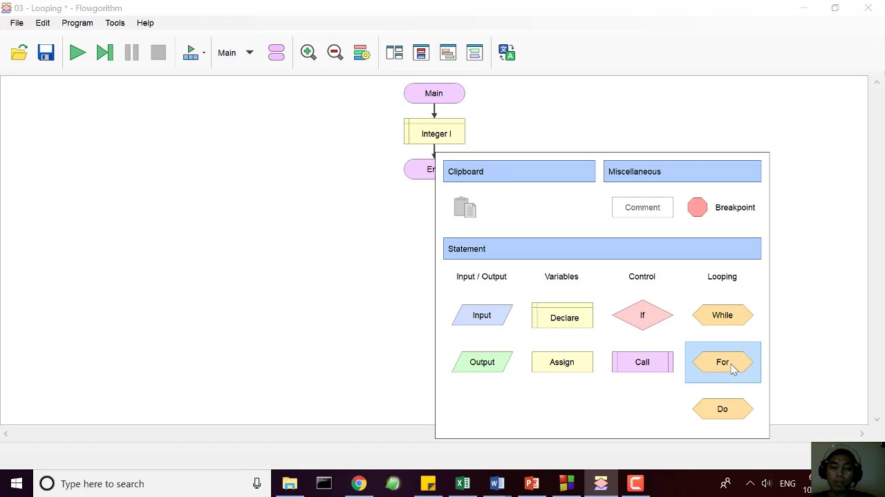 Algo Prog 05 - Logika Perulangan (For Looping) - YouTube