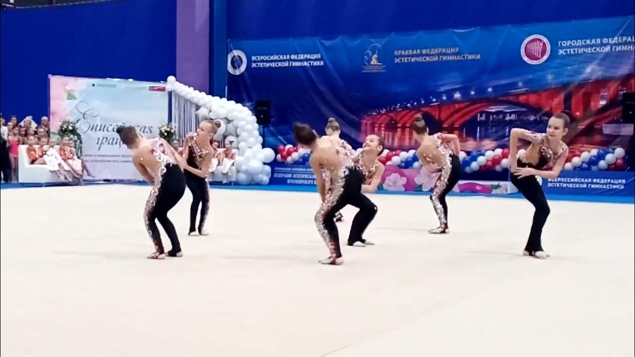 Эстетическая гимнастика Команда Малинки - YouTube