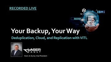 Your Backup, Your Way  Deduplication, Cloud, and Replication with ViTL