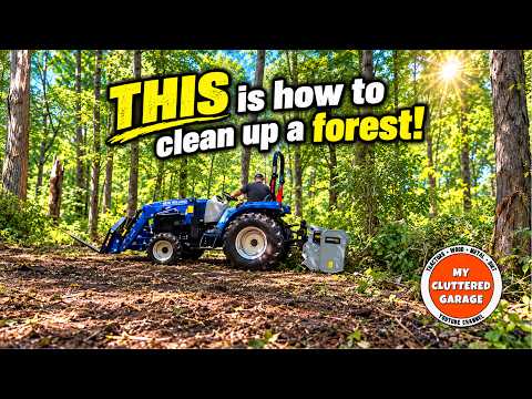 Running the Baumalight MP348 Brush Mulcher on the New Holland Workmaster 40C Tractor