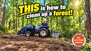 Running the Baumalight MP348 Brush Mulcher on the New Holland Workmaster 40C Tractor