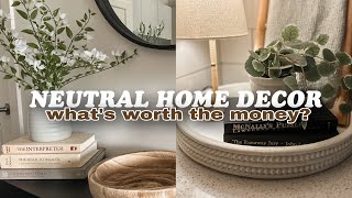 2024 HOME DECOR MUST HAVES / NEUTRAL DECOR IDEAS / DECORATING FOR SUMMER