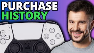How To View Transaction / Purchase History on PS5