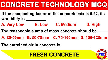 Concrete Technology MCQ