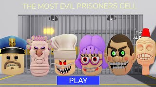 All Morphs Unlocked Big Head Barrys Prison Run - Papa Pizza Grumpy Gran Siren Cop Ani-Tron Mr Funny