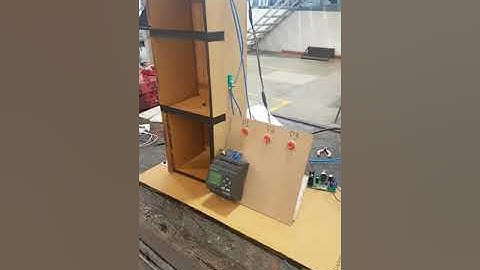 Elevador de 3 niveles controlado por PLC y arduino