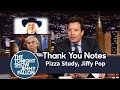 Thank You Notes: Pizza Study, Jiffy Pop