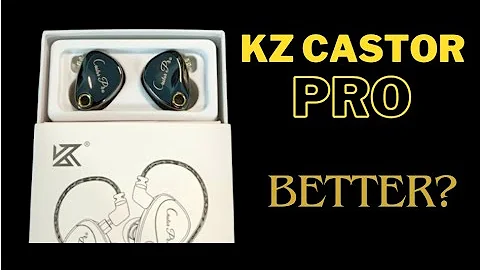 Kz Castor Pro Black  (Bass Improved) Review! Vs. Kz Castor Black// CCA Trio