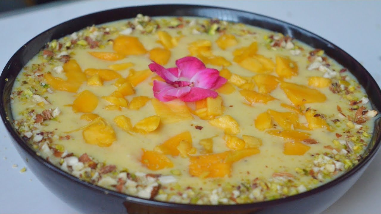 Mango Phirni / Rice Mango Pudding EID SPECIAL by (YES I CAN COOK) 