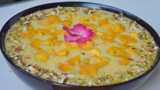 Mango Phirni / Rice Mango Pudding Eid Special By (Yes I Can Cook)