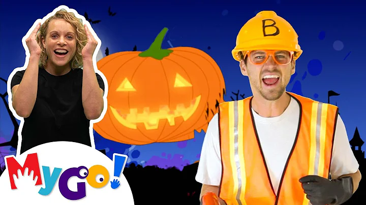 👻 Halloween Song with Blippi! | ASL Songs | Sign Language | Trick or Treat | Spooky October